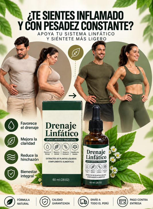 Drenaje Linfático Natural en Gotas 🌿💧