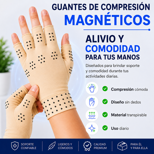 Guantes de Compresión Magnéticos 🤍🧲