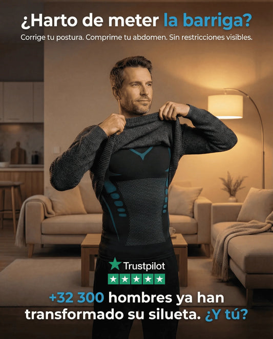 Control Fit - La única camiseta moldeadora de compresión 3D